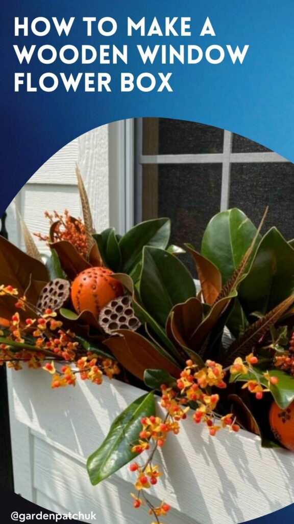 HOW TO MAKE A WOODEN WINDOW FLOWER BOX-min