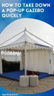 HOW TO TAKE DOWN A POP-UP GAZEBO QUICKLY