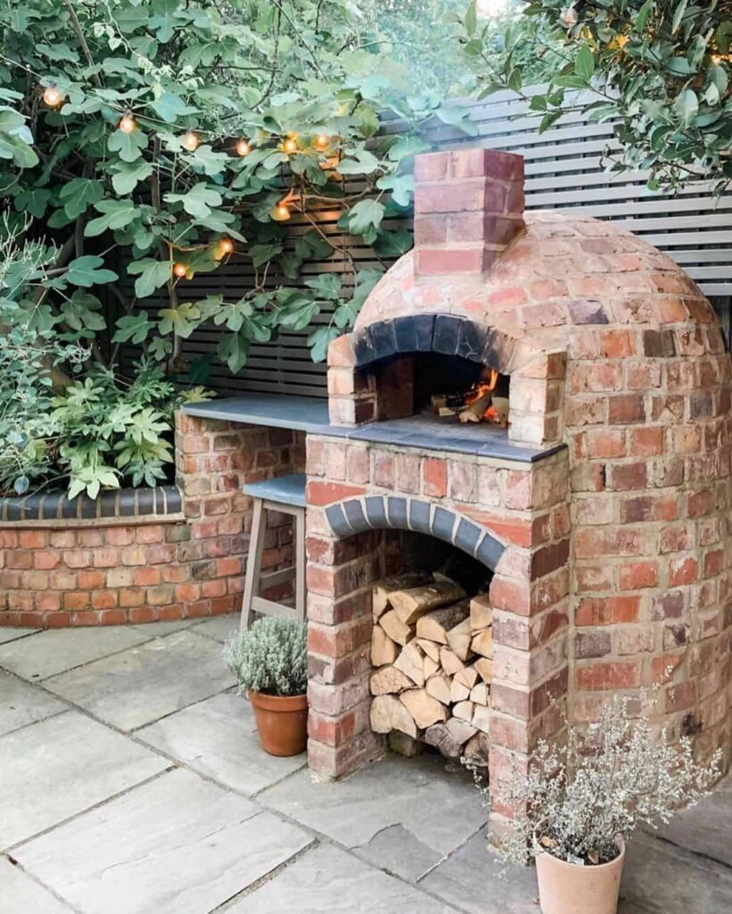 authentic outdoor pizza oven