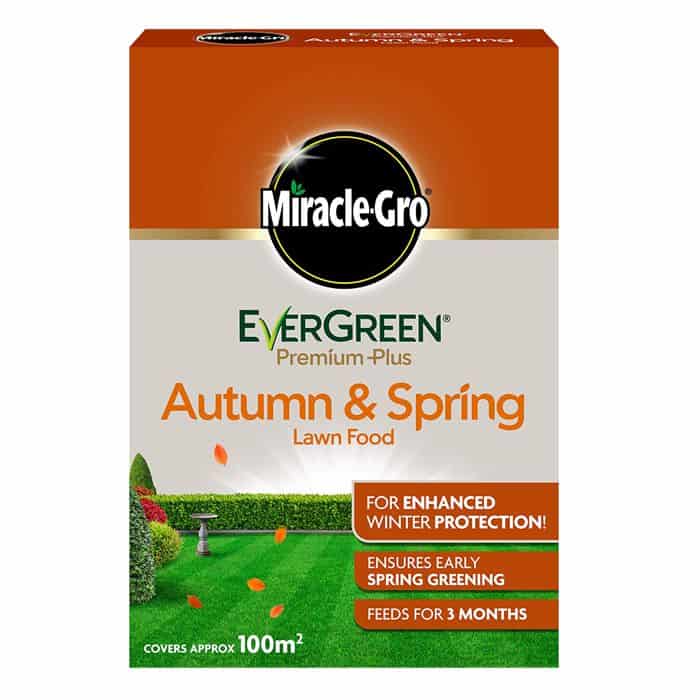 miracle-gro evergreen premium autumn and spring lawn food