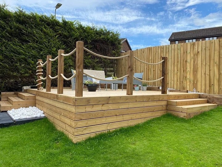 raised decking