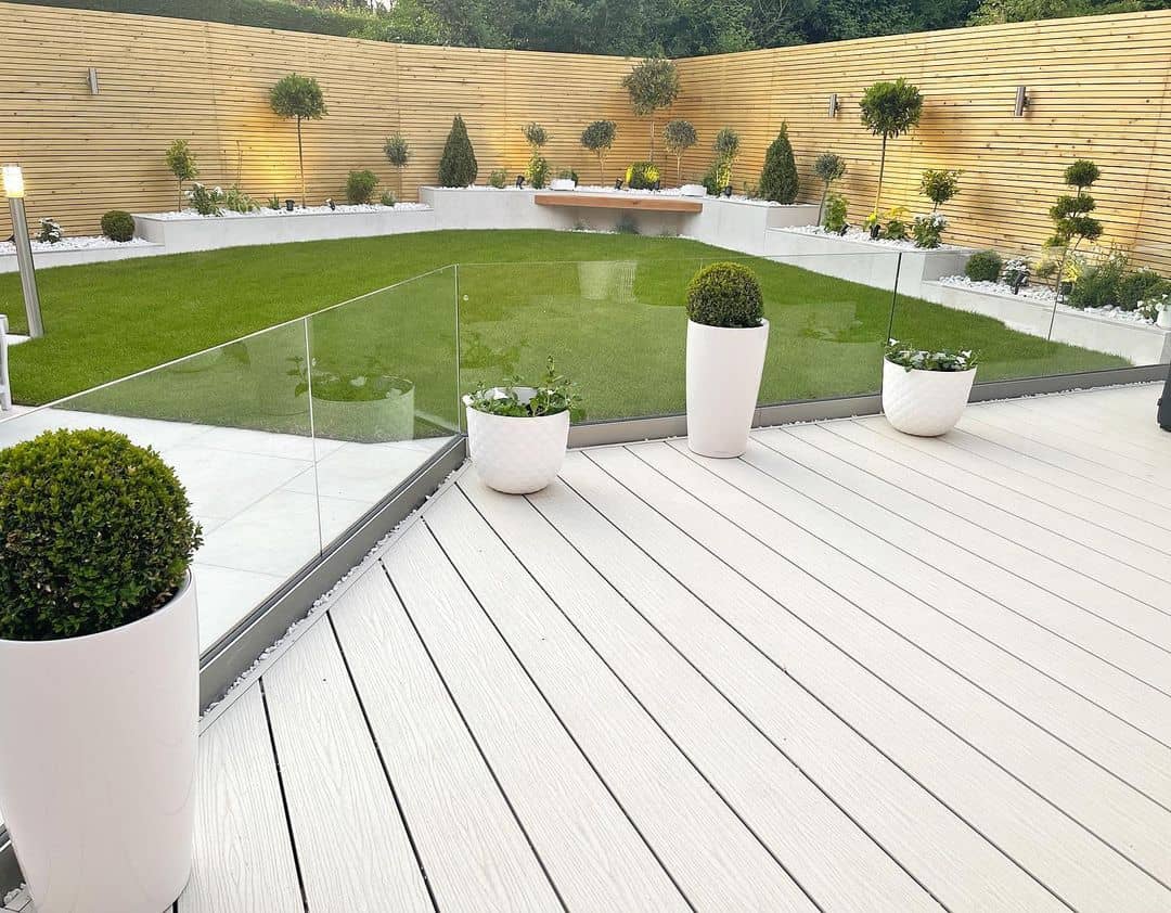 white decking