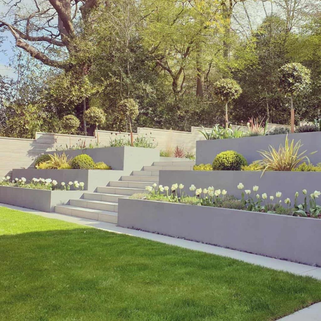 Sloped Garden Ideas: 15 Ways to Work With a Gradient in Your Garden 15 retaining wall planters