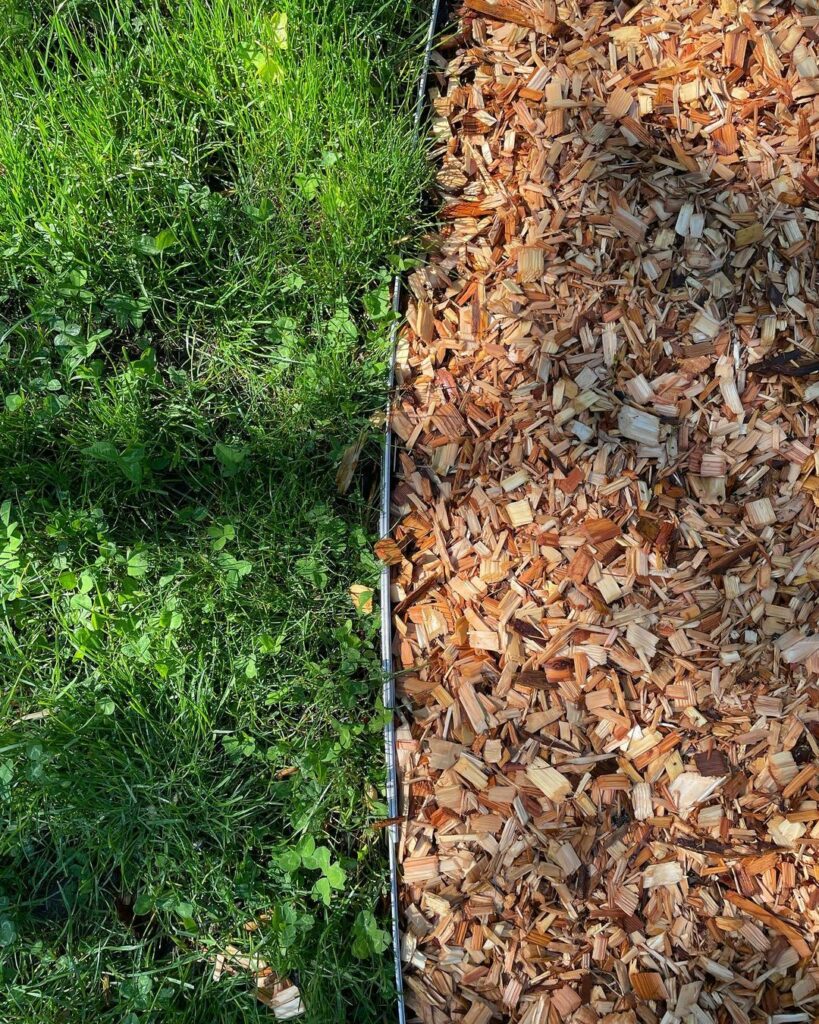 6 Ways to Improve Lawn Drainage and Fix Waterlogged Soil 7 woodchip path