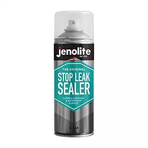 JENOLITE Stop Leak Sealer Spray – Waterproof sealant – Fills, Seals & Stops Leaks – CLEAR – 400ml
