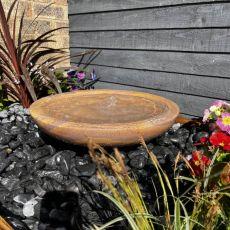 stone base water feature