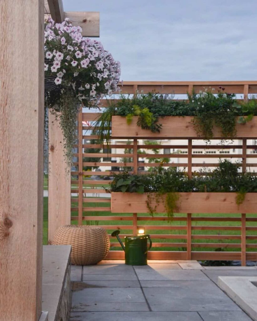 26 Privacy Fence Ideas to Keep Unwanted Eyes Away From Your Space 15 Hang planters along your fence