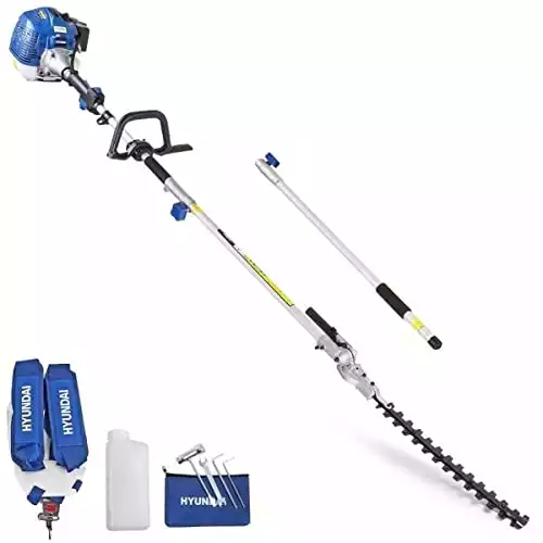 Hyundai 52cc Long Reach Petrol Pole Hedge Trimmer/Pruner