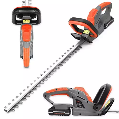 Terratek 20V Cordless Electric Hedge Trimmer