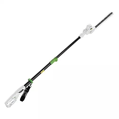 Wolf Creek HT50 500W Electric Hedge Trimmer Telescopic Long Reach Pole 1.85m Extendable