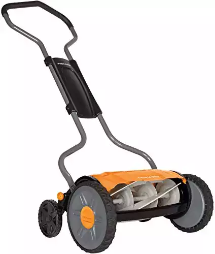 Fiskars StaySharp Max Push Reel Lawn Mower