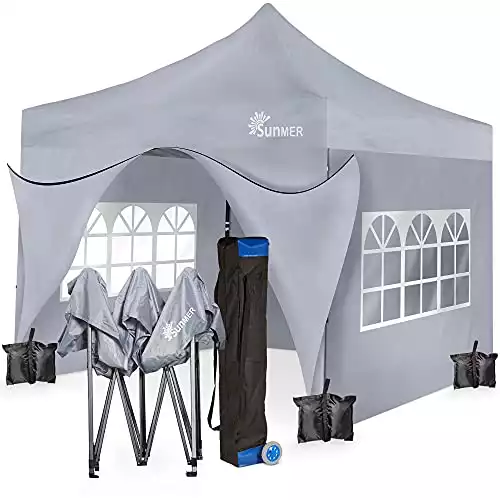 SUNMER 3x3M Pop-Up Gazebo with 4 Sides