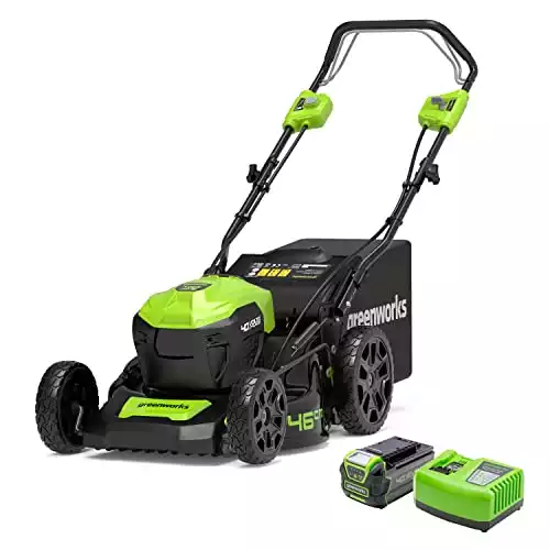 Greenworks 40V GD40LM46SPK4 Cordless Lawn Mower