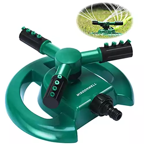Wisdomwell Rotary Garden Sprinkler