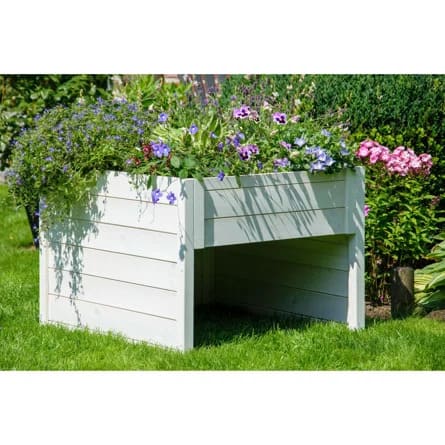 Wooden Lawnmower Garage